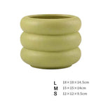 Nordic Ceramic Frosted Flower Pots with Holes