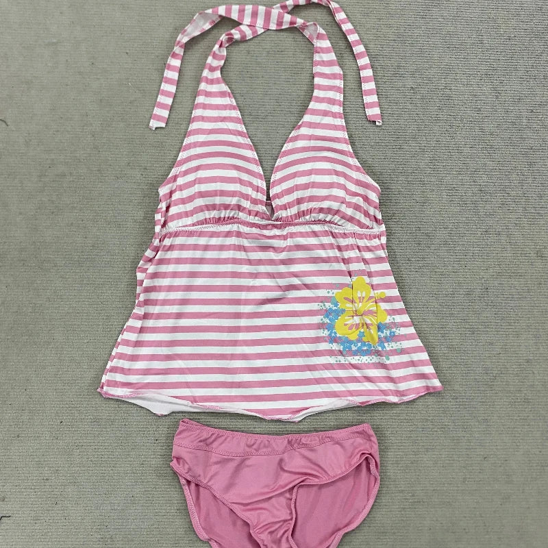 Nuevo top lencero sexy con estampado de rayas para mujer, de corte ajustado y sin espalda, estilo Y2K, lanzado en el verano de
