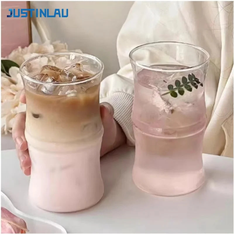 Bamboo Knot Glass Transparent Mug