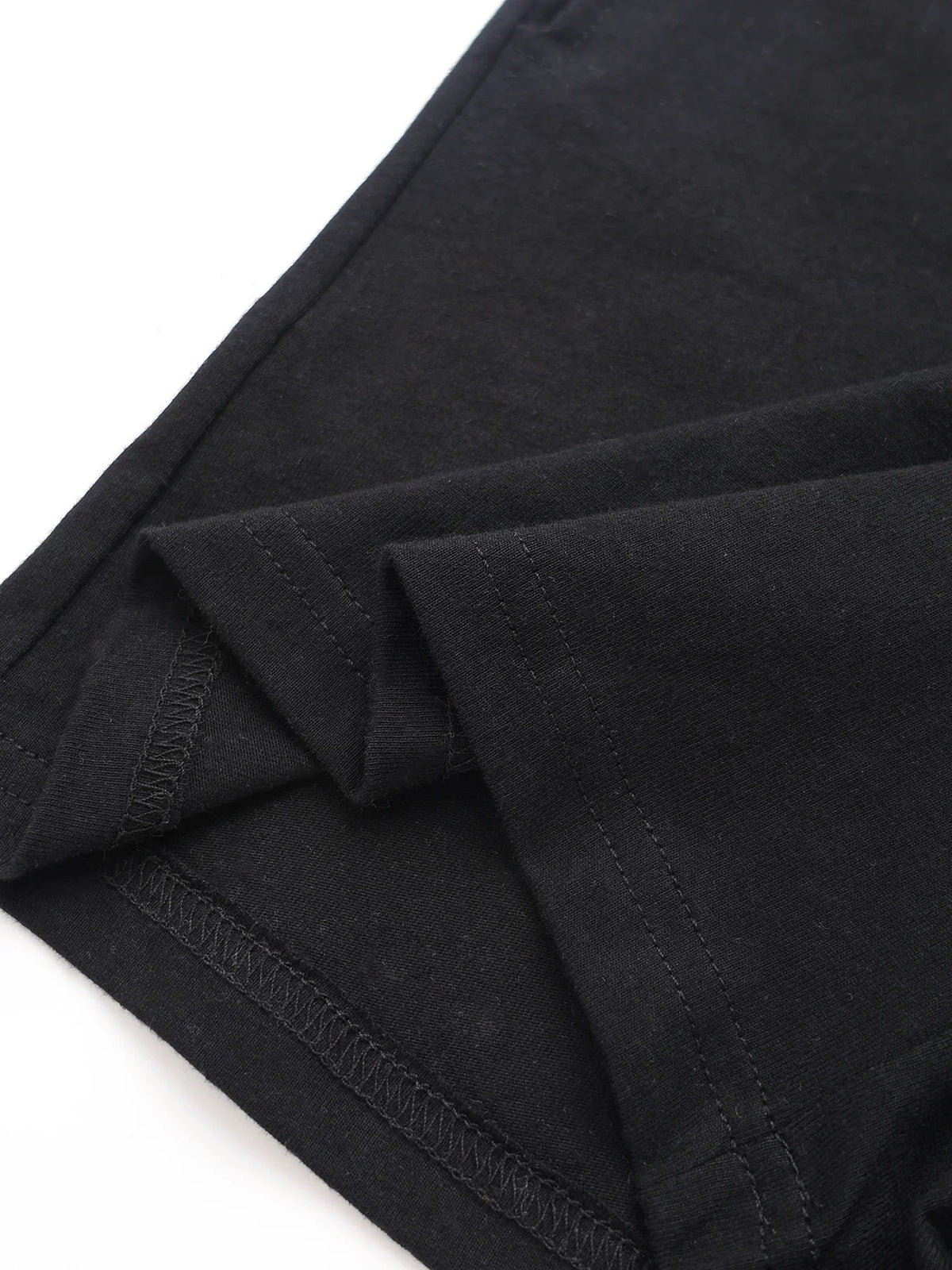 High-Waisted Elastic Waistband Loose-Fit Wide-Leg Casual Shorts