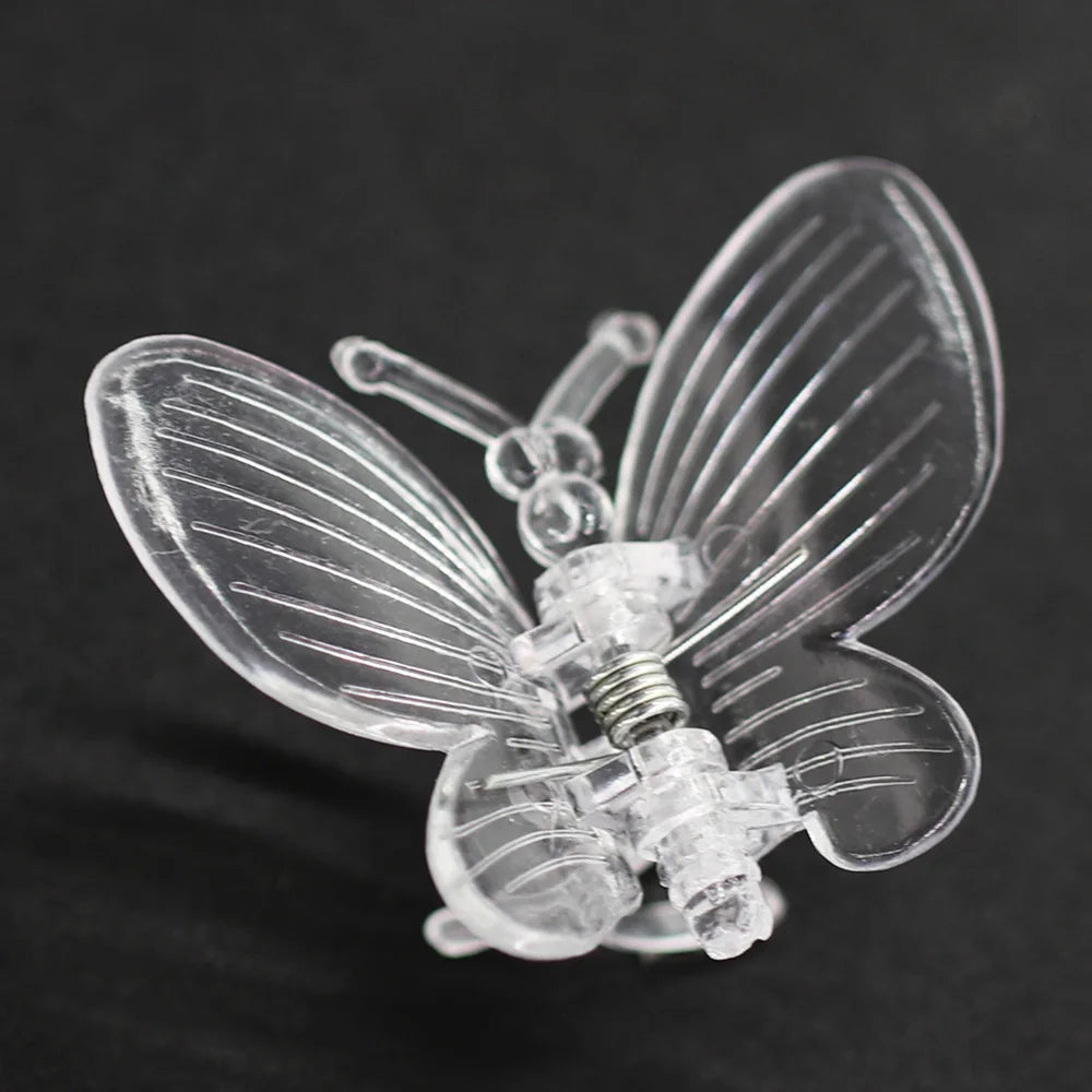 10-800PCS Orchid Clips Butterfly Clamps Garden Plants Vine Climbing Fixed Support Colorful Plastic Ornamental Bonsai Decoration