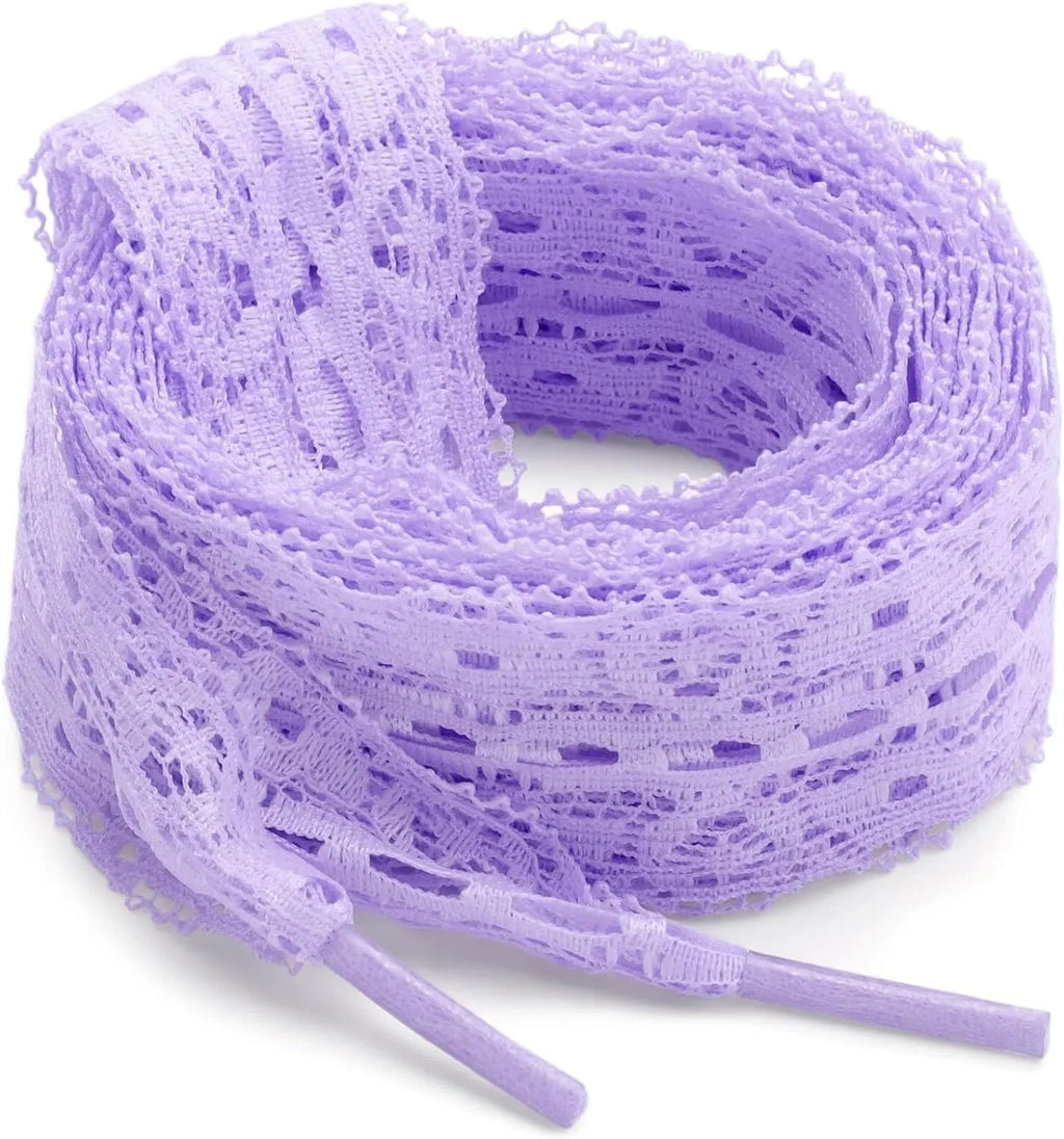 1 Pair Silk Lace Shoelaces
