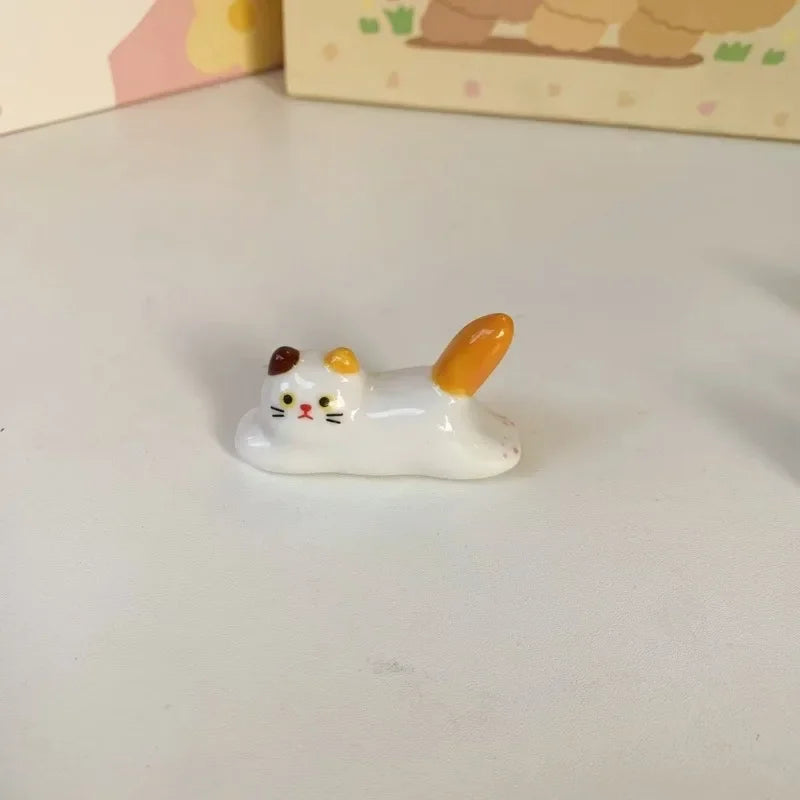 Ceramic Cat Chopstick Holder