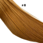 Korean Cotton Hair Extension 100% Human Hair Cotton thread twins tip hair Double Drawn Feathers Hair Extension Natural Color