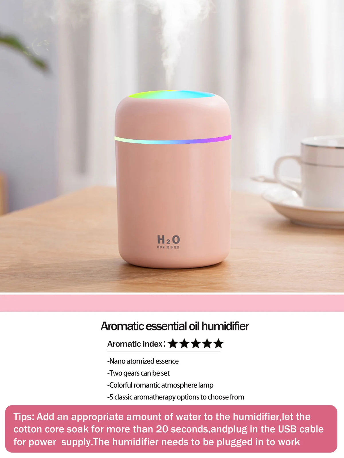 300ml Aromatherapy Diffuser