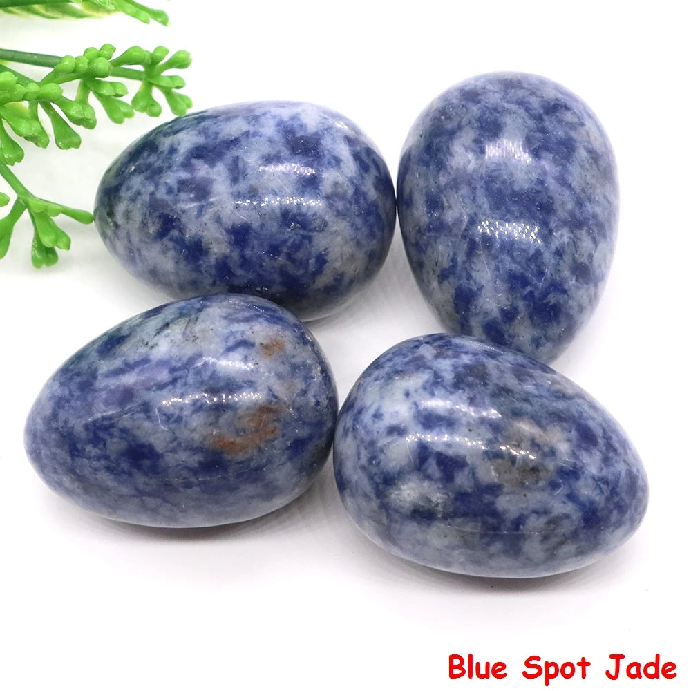 22x30mm Egg Crafts Natural Stone Healing Crystal