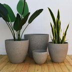 Frosted Imitation Stone Bonsai Flowerpot
