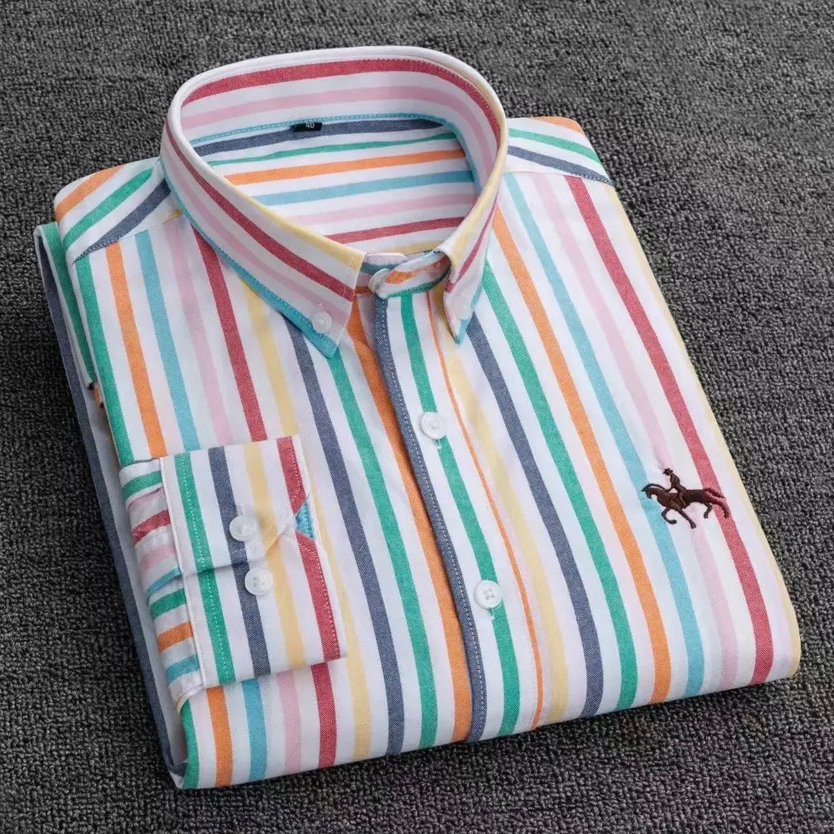 Oxford Embroidered Horse Shirt