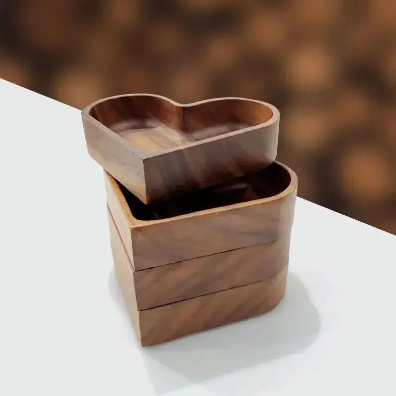 Solid Wood Heart Tray