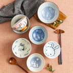 Japanese Cartoon Rabbit Ceramic Bowl