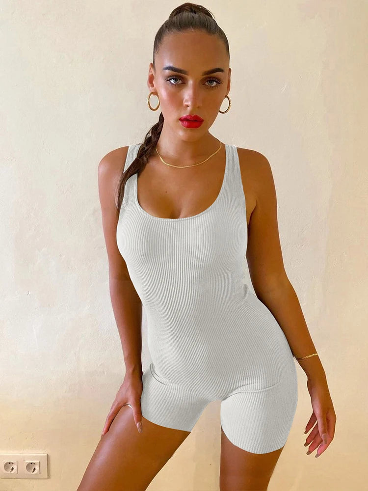 Sleeveless Bodycon Streetwear Romper