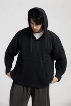Miyake Pleated Hoodie