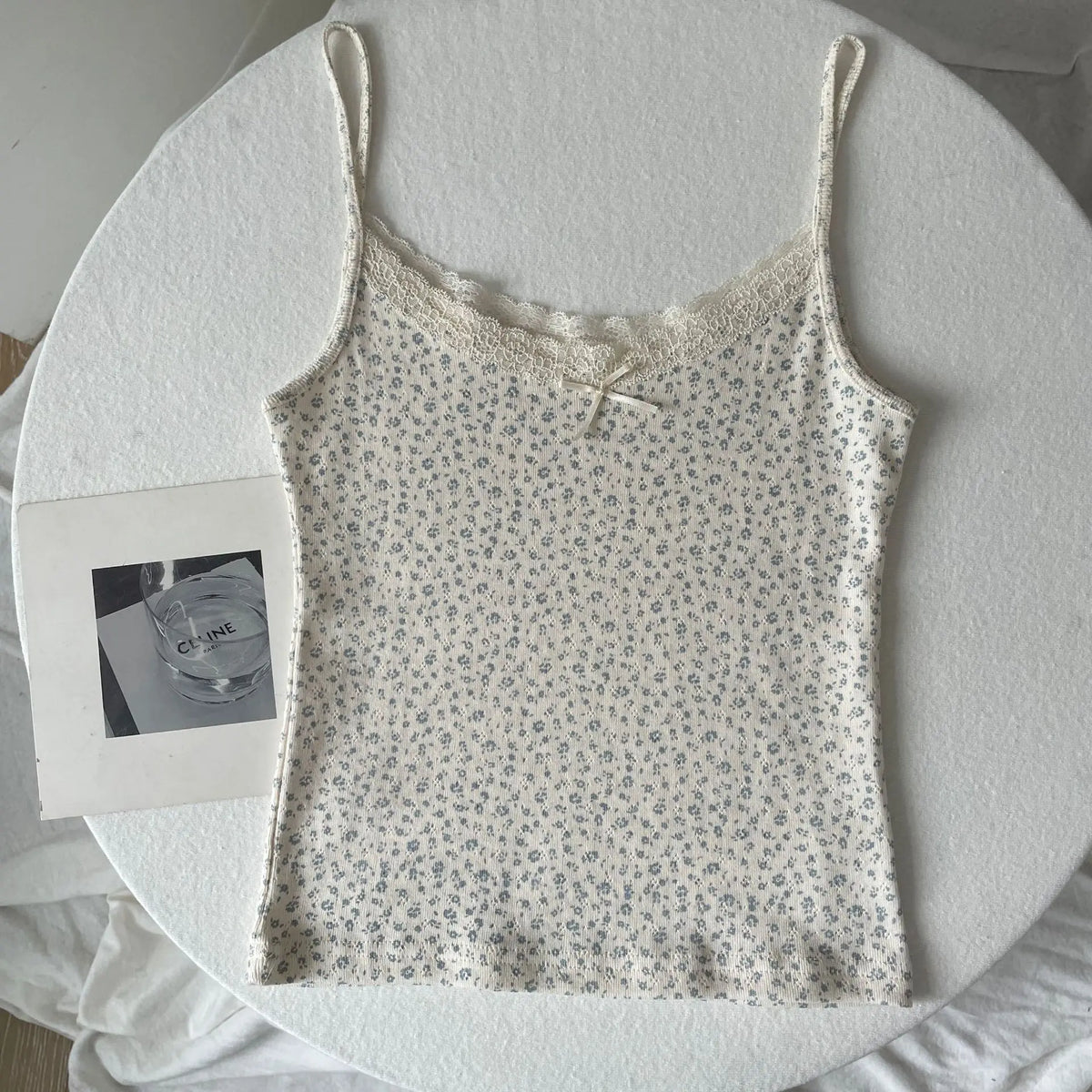 Lace Trim Tank Top