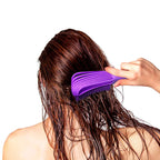2Pcs/Set Detangling Hair Brush & Silicone Scalp Massager Shampoo Brush Set