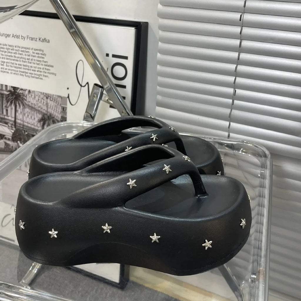 Wedge Platform Flip Flops