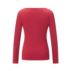 Camiseta retro grunge cottage de los 2000, punto acanalado de otoño, manga larga, corte entallado, estilo Y2K, hada, años 90, vintage, cuello de pico, crop tops para mujer