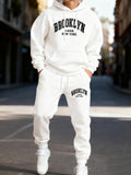 Brooklyn New York 1898 Printing Hoodie Set
