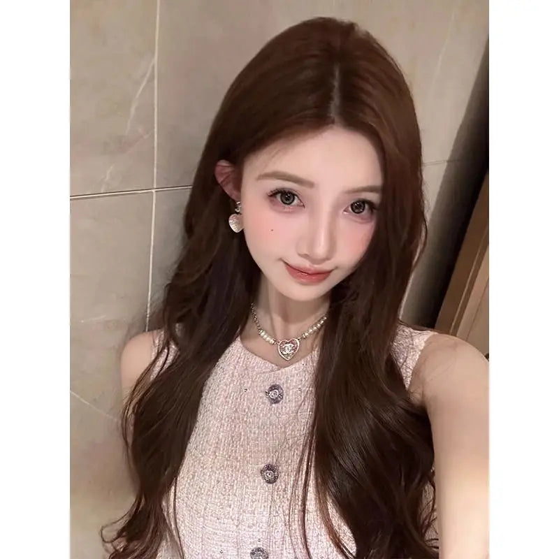 Sleeveless Single-Breasted Tank High-Waisted Straight Shorts Set