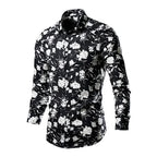 Flower Pattern 3D Print Shirt