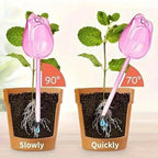 1/3/6/12pcs Automatic Plant Watering Tulip Shape Flower Plant Water Dripper