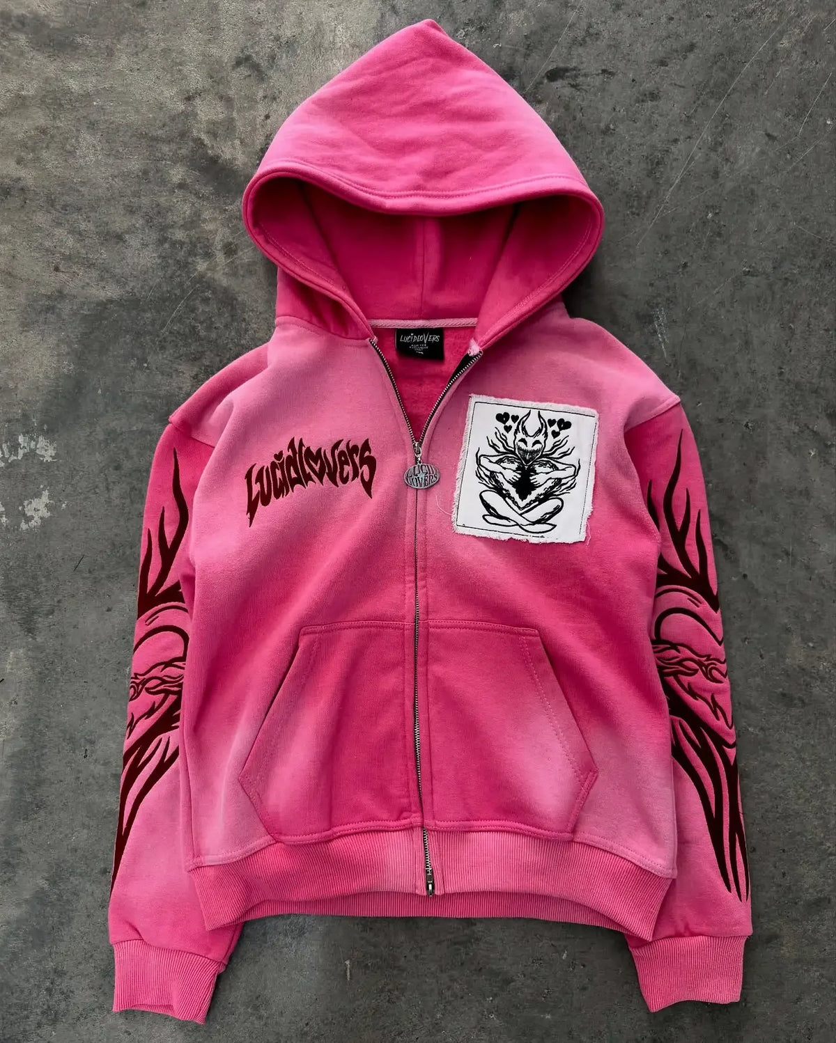 Tendencia de moda urbana Y2K, sudadera con capucha y cremallera con cuello de piel, estilo Harajuku, informal, holgada, gruesa, unisex, cálida.