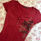 Butterfly Print T-Shirt