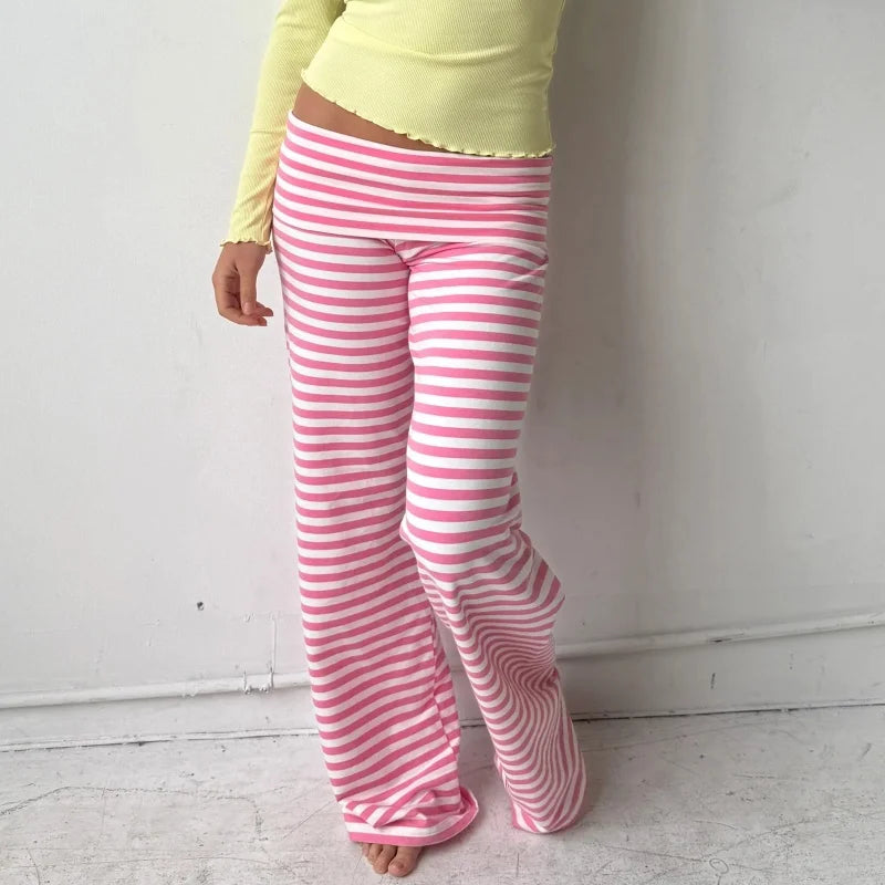 Striped Low Waisted Lounge Pants