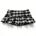 plaid pleated skirt