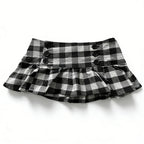 plaid pleated skirt