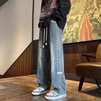 Three bar American retro jeans
