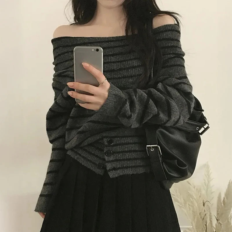 Off Shoulder Sweater