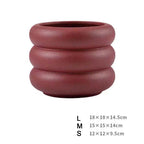 Nordic Ceramic Frosted Flower Pots with Holes