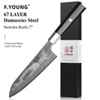 Damascus Steel Professional Kitchen Knives