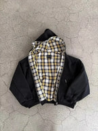 Tendencia de moda urbana Y2K, sudadera con capucha y cremallera con cuello de piel, estilo Harajuku, informal, holgada, gruesa, unisex, cálida.