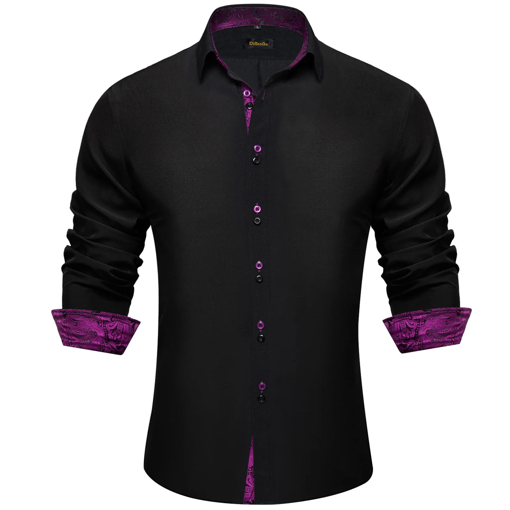Long Sleeve Turn Down Collar Shirt