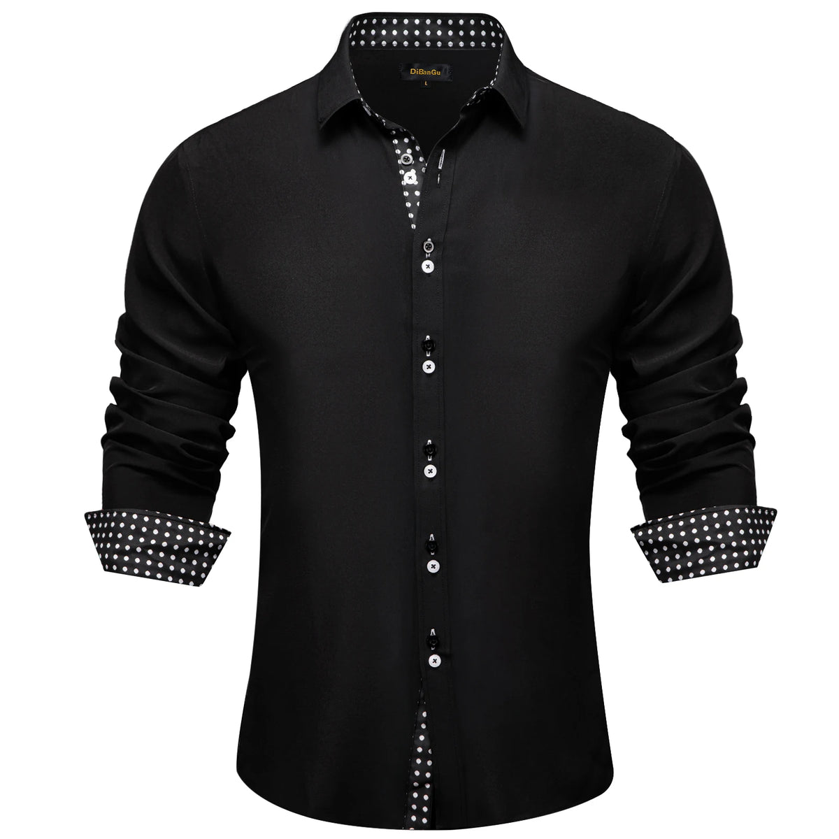 Long Sleeve Turn Down Collar Shirt
