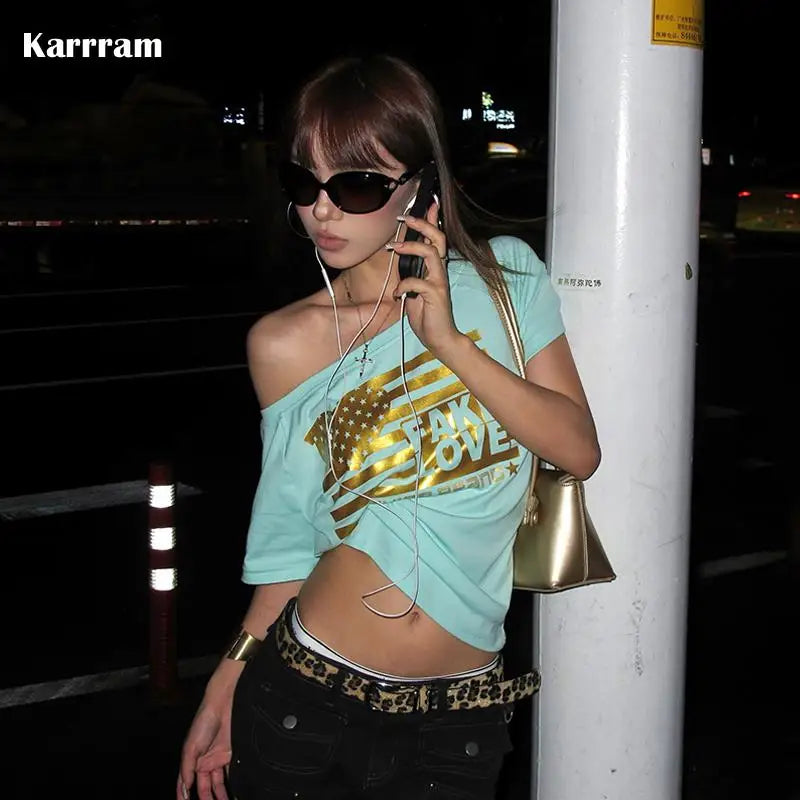 Off Shoulder T-shirt