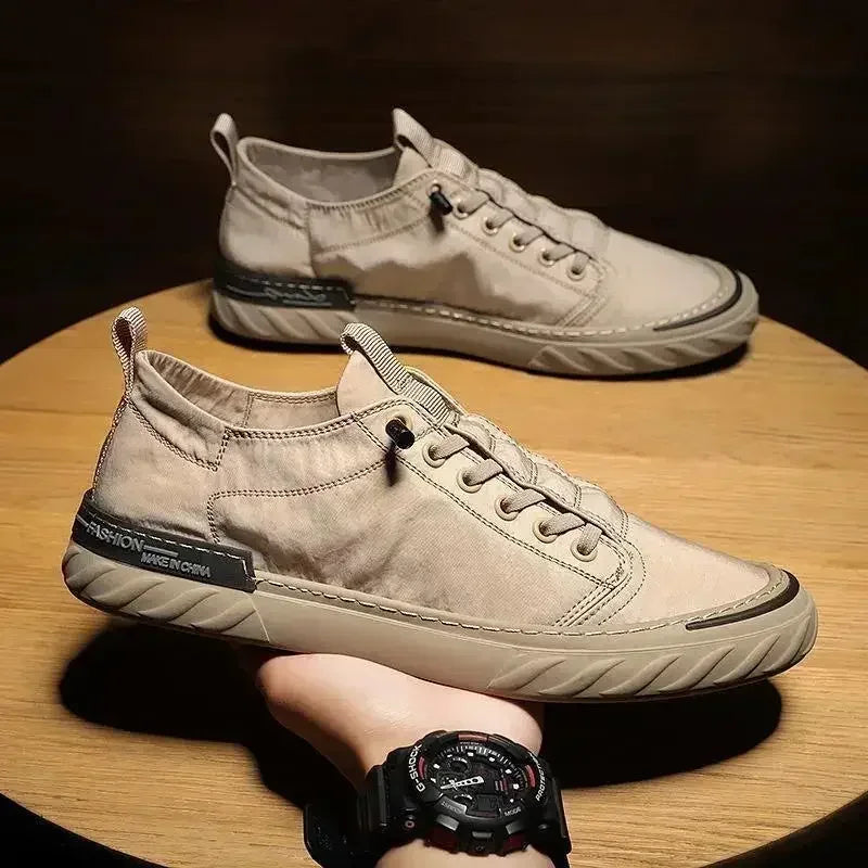 Casual Breathable Ice Silk Canvas Shoes
