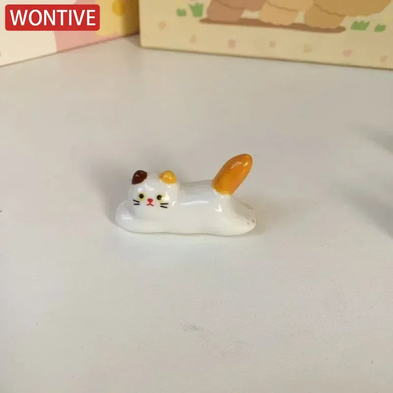 Ceramic Cat Chopstick Holder