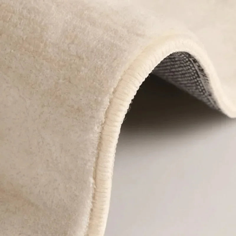 Cream Style Irregular Carpet