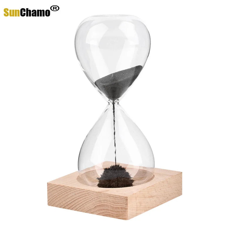 16cm Creative Magnet Hand-blown Timer Hourglasss