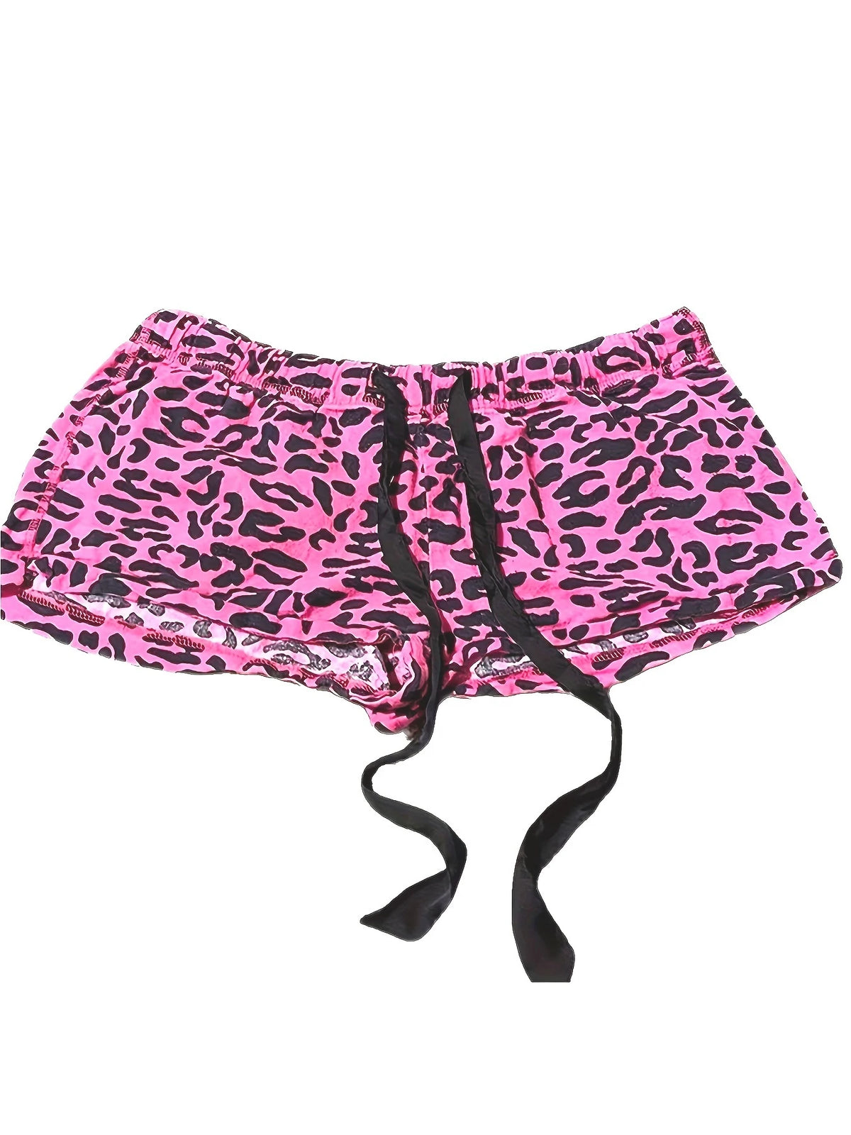 Leopard Low-Rise Shorts