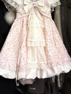 Conjunto de vestido de encaje