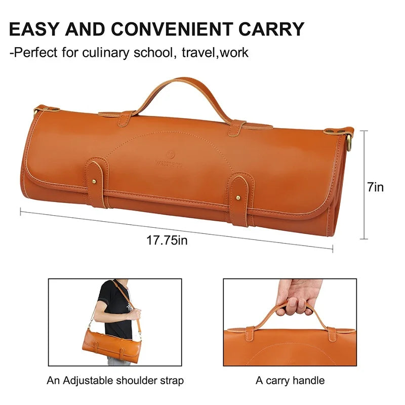 Kitchen Chef Knife Roll Bag Case