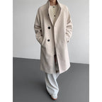 Imitation Wool Trench Coat