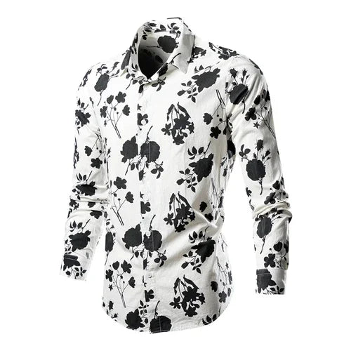 Flower Pattern 3D Print Shirt