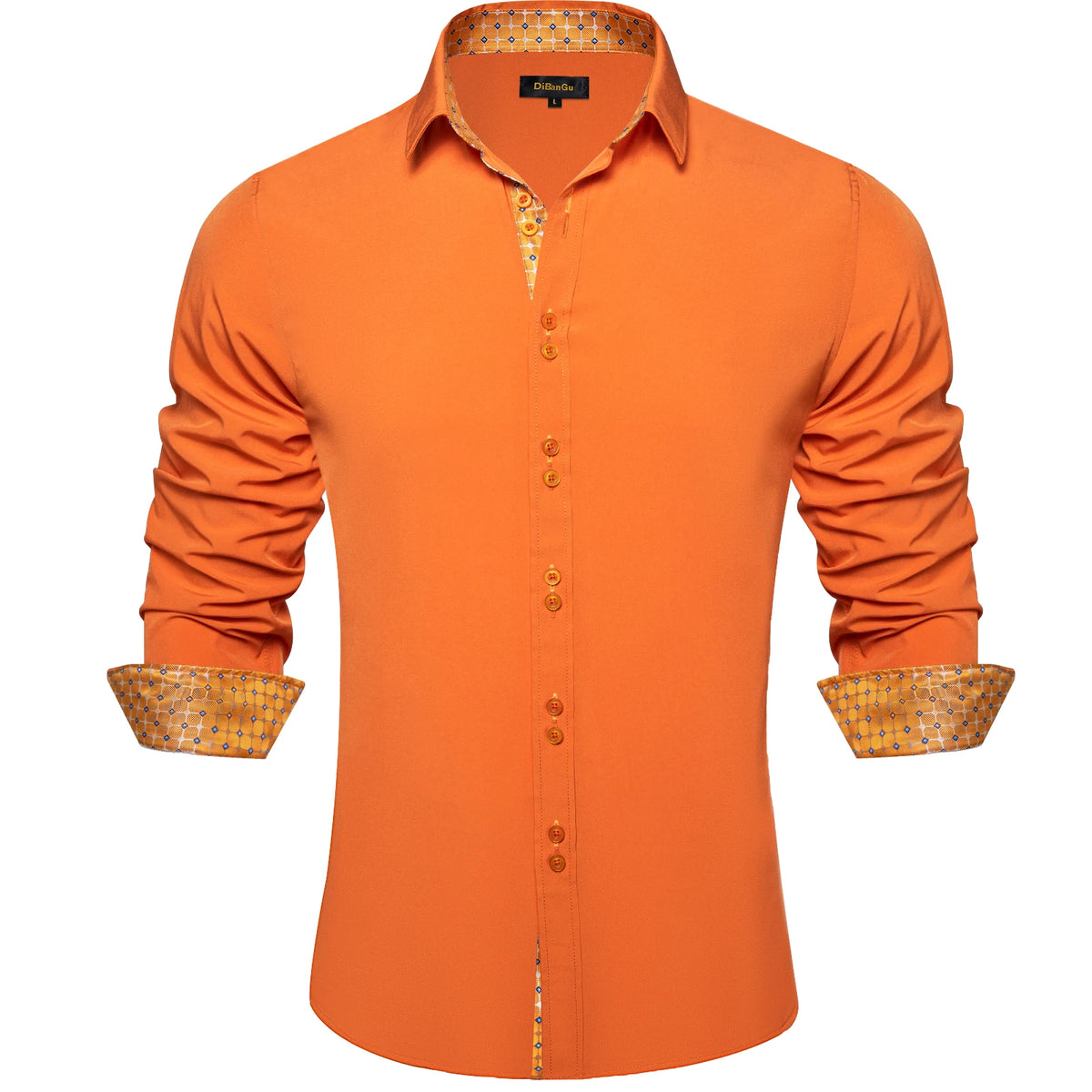 Long Sleeve Turn Down Collar Shirt