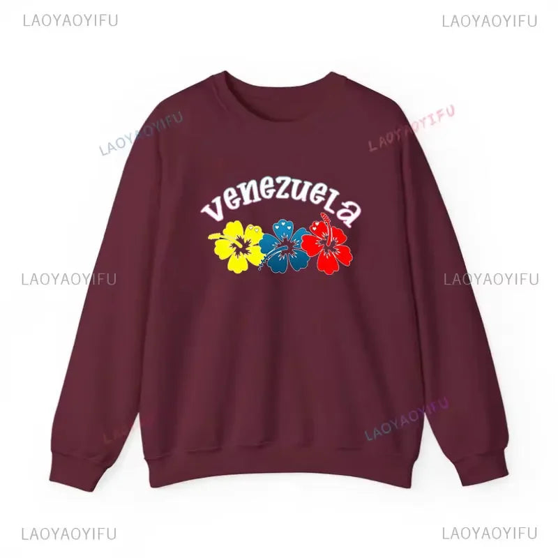 Sudadera gráfica de Venezuela Suéter con el escudo de Venezuela Regalo de Venezuela Sudamérica Camisa de Sudamérica Suéter suave y cómodo