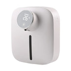 Soap Dispenser Automatic Wall Mounted USB Rechargeable Temperature Display Screen Multifunctional Soap Dispenser Disinfection