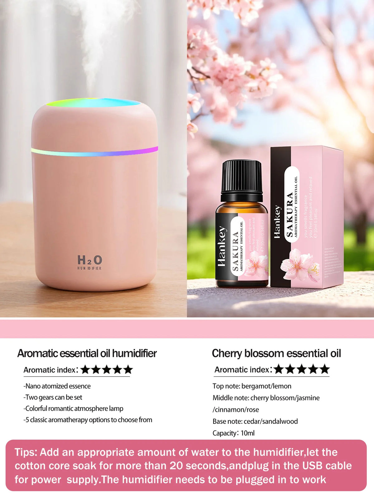 300ml Aromatherapy Diffuser